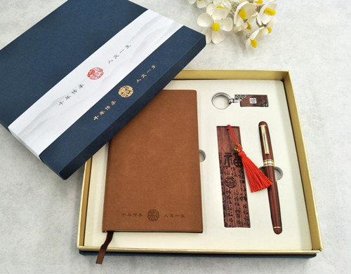 紅木筆記本四件套商務(wù)禮品  團(tuán)購禮品 定制